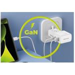 Adaptor retea Mobile Origin Travel Adapter GaN, 35W, 1xUSB-C, 1xUSB-A, Compatibil cu prize EU/UK/US/AU, Alb 10 - lerato.ro