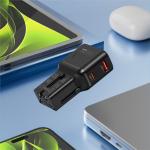 Adaptor retea Mobile Origin Travel Adapter GaN, 35W, 1xUSB-C, 1xUSB-A, Compatibil cu prize EU/UK/US/AU, Negru 8 - lerato.ro