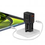 Adaptor retea Mobile Origin Travel Adapter GaN, 35W, 1xUSB-C, 1xUSB-A, Compatibil cu prize EU/UK/US/AU, Negru 9 - lerato.ro