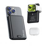 Baterie externa Mobile Origin PB8, 10000mAh, 20W, Incacrare Wireless 15W, USB-C, Negru 5 - lerato.ro