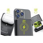Baterie externa Mobile Origin PB8, 10000mAh, 20W, Incacrare Wireless 15W, USB-C, Negru 6 - lerato.ro