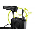 Incarcator auto Mobile Origin CA23, 2 x USB-A si 1 x USB-C, 2 x Cablu USB-C, 75W, 3A, Negru 3 - lerato.ro