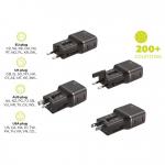 Adaptor retea Mobile Origin GaN, 45W, 2x USB-C, Compatibil cu prize EU/UK/US/AU, Negru 6 - lerato.ro