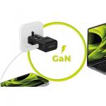 Adaptor retea Mobile Origin GaN, 45W, 2x USB-C, Compatibil cu prize EU/UK/US/AU, Negru 5 - lerato.ro