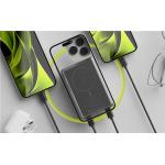 Baterie externa portabila Mobile Origin PB14, 20000 mAh, PD 30W, 2x USB-C, Incarcare Wireless 15W, Gri 4 - lerato.ro