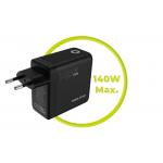 Incarcator retea Mobile Origin PW21 cu display, 2x USB-C, 1x USB-A, 140W, 5A, Negru 12 - lerato.ro