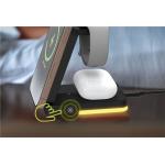 Statie de incarcare 3 in 1 Mobile OriginPW28, Incarcare Wireless 15W, Compatibil MagSafe, Fast Charging, Negru 5 - lerato.ro