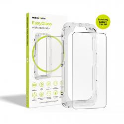 Folie sticla securizata Mobile Origin EasyGlass, Sistem de montare inclus, compatibila cu Samsung Galaxy S26, Transparent