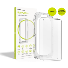 Set 2 folii protectie sticla securizata Mobile Origin EasyGlass, Kit aplicare inclus, compatibile cu iPhone 17e / 16e, Transparent