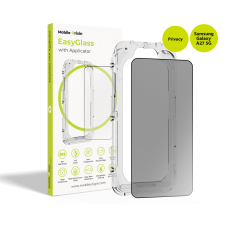 Folie sticla securizata Mobile Origin EasyGlass Privacy, Sistem de montare inclus, compatibila cu Samsung Galaxy A27 5G, Negru