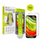 Folie sticla securizata Mobile Origin Screen Guard 3D AR, Kit montare inclus, compatibila cu iPhone 17 Pro, Negru 2 - lerato.ro