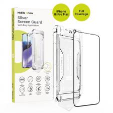 Folii iPhone 18 Pro Max, Folie sticla securizata  Mobile Origin Screen Guard, Kit montare inclus, compatibila cu iPhone 18 Pro Max, Negru, lerato.ro