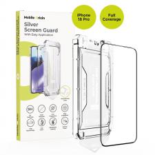 Folii iPhone 18 Pro, Folie sticla securizata Mobile Origin Screen Guard, Kit montare inclus, compatibile cu iPhone 18 Pro, Transparent, lerato.ro