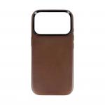 Husa Mobile Origin Leather Case cu MagSafe compatibila cu iPhone 18 Pro / 17 Pro, Maro 2 - lerato.ro