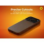 Husa Mobile Origin Leather Case cu MagSafe compatibila cu iPhone 18 Pro / 17 Pro, Maro 14 - lerato.ro