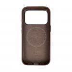 Husa Mobile Origin Leather Case cu MagSafe compatibila cu iPhone 18 Pro / 17 Pro, Maro 4 - lerato.ro