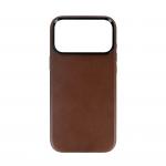 Husa Mobile Origin Leather Case cu MagSafe compatibila cu iPhone 18 Pro Max / 17 Pro Max, Maro 2 - lerato.ro