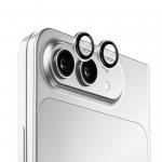 Protectie camera foto Mobile Origin Sapphire Lens Guards compatibila cu iPhone Duo, Silver 2 - lerato.ro