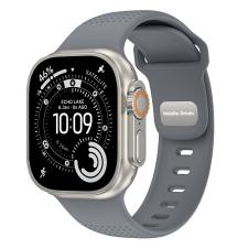 Accesorii Smartwatch, Curea din fluoroelastomer Mobile Origin IV compatibila cu Apple Watch 42/44/45/46/49 mm, Gri, lerato.ro