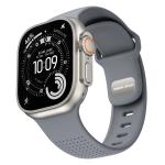 Curea din fluoroelastomer Mobile Origin IV compatibila cu Apple Watch 42/44/45/46/49 mm, Gri 5 - lerato.ro