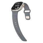 Curea din fluoroelastomer Mobile Origin IV compatibila cu Apple Watch 42/44/45/46/49 mm, Gri 6 - lerato.ro