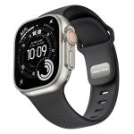 Curea din fluoroelastomer Mobile Origin IV compatibila cu Apple Watch 42/44/45/46/49 mm, Negru 5 - lerato.ro