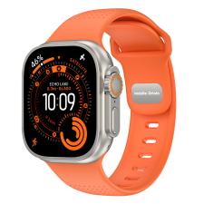 Accesorii Smartwatch, Curea din fluoroelastomer Mobile Origin IV compatibila cu Apple Watch 42/44/45/46/49 mm, Portocaliu, lerato.ro