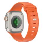 Curea din fluoroelastomer Mobile Origin IV compatibila cu Apple Watch 42/44/45/46/49 mm, Portocaliu 3 - lerato.ro