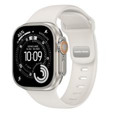 Accesorii Smartwatch, Curea din fluoroelastomer Mobile Origin IV compatibila cu Apple Watch 42/44/45/46/49 mm, Starlight, lerato.ro