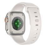 Curea din fluoroelastomer Mobile Origin IV compatibila cu Apple Watch 42/44/45/46/49 mm, Starlight 3 - lerato.ro