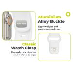 Curea din fluoroelastomer Mobile Origin IV compatibila cu Apple Watch 42/44/45/46/49 mm, Albastru Luminiscent 13 - lerato.ro
