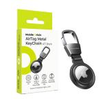 Breloc metalic Mobile Origin AT1 compatibila cu Apple AirTag, Negru 3 - lerato.ro