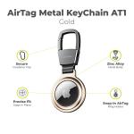 Breloc metalic Mobile Origin AT1 compatibila cu Apple AirTag, Gold 5 - lerato.ro