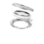 Breloc metalic Mobile Origin AT1 compatibila cu Apple AirTag, Silver 7 - lerato.ro