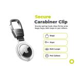 Breloc metalic Mobile Origin AT1 compatibila cu Apple AirTag, Silver 9 - lerato.ro