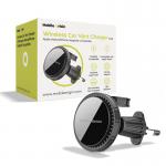 Suport auto Mobile Origin CA18, Air Vent Mount,Compatibil MagSafe, Incarcare Wireless 15W, Negru 4 - lerato.ro