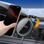 Suport auto Mobile Origin CA18, Air Vent Mount,Compatibil MagSafe, Incarcare Wireless 15W, Negru 5 - lerato.ro