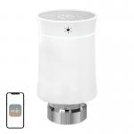 Cap Termostat Smart MOES TRV BY100, Compatibil ZigBee, Control aplicatie / vocal, Butoane tactile, Alb 3 - lerato.ro