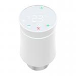 Cap Termostat Smart MOES TRV BY100, Compatibil ZigBee, Control aplicatie / vocal, Butoane tactile, Alb 4 - lerato.ro