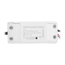 Controler  smart pentru usa de garaj MOES WM-10, Monitorizare stare usa, WiFi, Control aplicatie / vocal, Wi-Fi, Alb