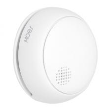Detector de fum fotoelectric MOES SSD01, 85dB, Alarma, Compatibil ZigBee, Alb