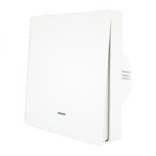 Intrerupator Smart MOES ZS-B-EU1, 1 canal, Compatibil ZigBee, Control aplicatie / vocal, Alb