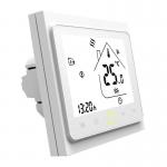 Termostat Smart MOES BHT-002 pentru incalzire electrica, Senzor Temperatura / Umiditate, Display LCD, WiFi, Alb 2 - lerato.ro