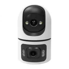 Camera de supraveghere MOES WCM-Q09, IP, Interior, 2x 4MP, Detectare miscare, Night Mode, Control aplicatie, WiFi, Alb