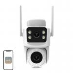 Camera de supraveghere MOES WCM-Q29 , IP, Exterior, 2x 4MP, Detectare miscare, Night Mode, Control aplicatie, WiFi, Alb 4 - lerato.ro