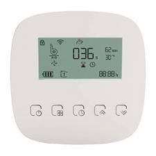 Pompa de irigare MOES WWP-BY-908, 2 canale, Programabila, 2600mAh, Control aplciatie / vocal, Bluetooth, WiFi, Alb