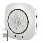 Detector de gaz MOES WSS-S-GL, Alarma 75dB, Control aplicatie / vocal, WiFi, Alb 4 - lerato.ro