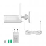 Camera de supraveghere MOES WCM-JD-T1, IP, Exterior, 3MP, Detectare miscare, Night Mode, Control aplicatie, WiFi, Alb 3 - lerato.ro