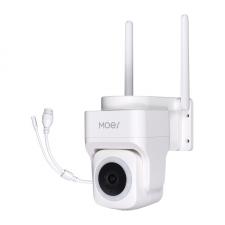 Camera de supraveghere MOES WCM-B66, IP, Exterior, 3MP, Detectare miscare, Night Mode, Control aplicatie, WiFi, Alb