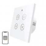 Comutator Smart MOES WRS-EUC2-WH-MS pentru jaluzele/obloane, Control Vocal / Aplicatie, Programabil, Wi-Fi, Alb 3 - lerato.ro